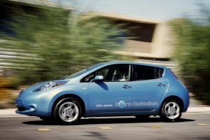 Nissan_Leaf_elektromobilis